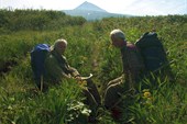 ВЫШЕ К ВУЛКАНУ ДОРОГА СОХРАНИЛАСЬ ЛУЧШЕ